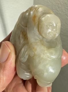 明 和田撒金皮籽玉 小玉种荔枝玉